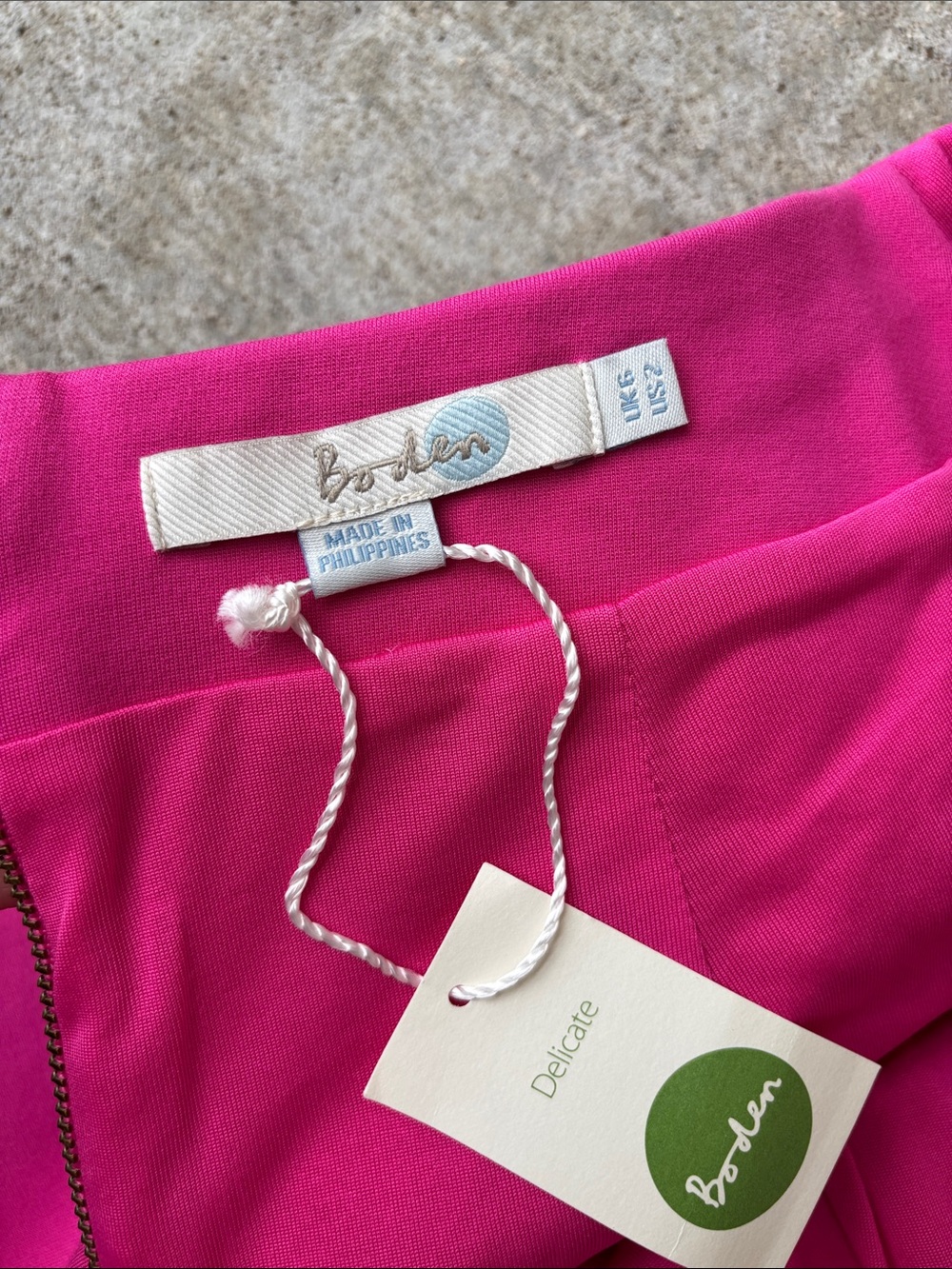 Boden Hot Pink Pencil Skirt - Picture 9 of 11